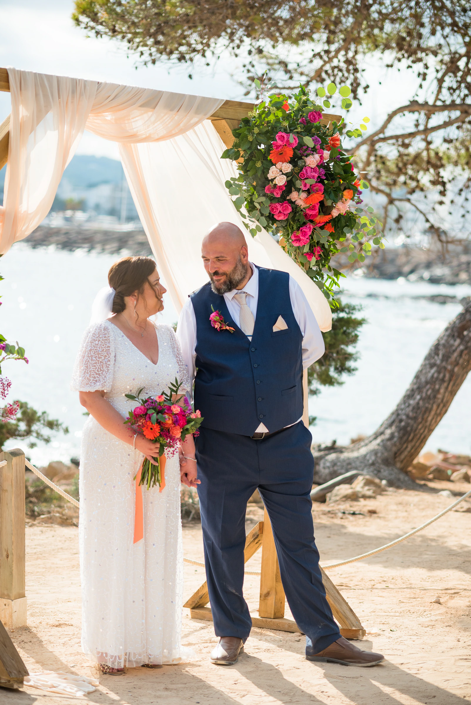 Ana and Ryan's real wedding in Ibiza, photograph 13