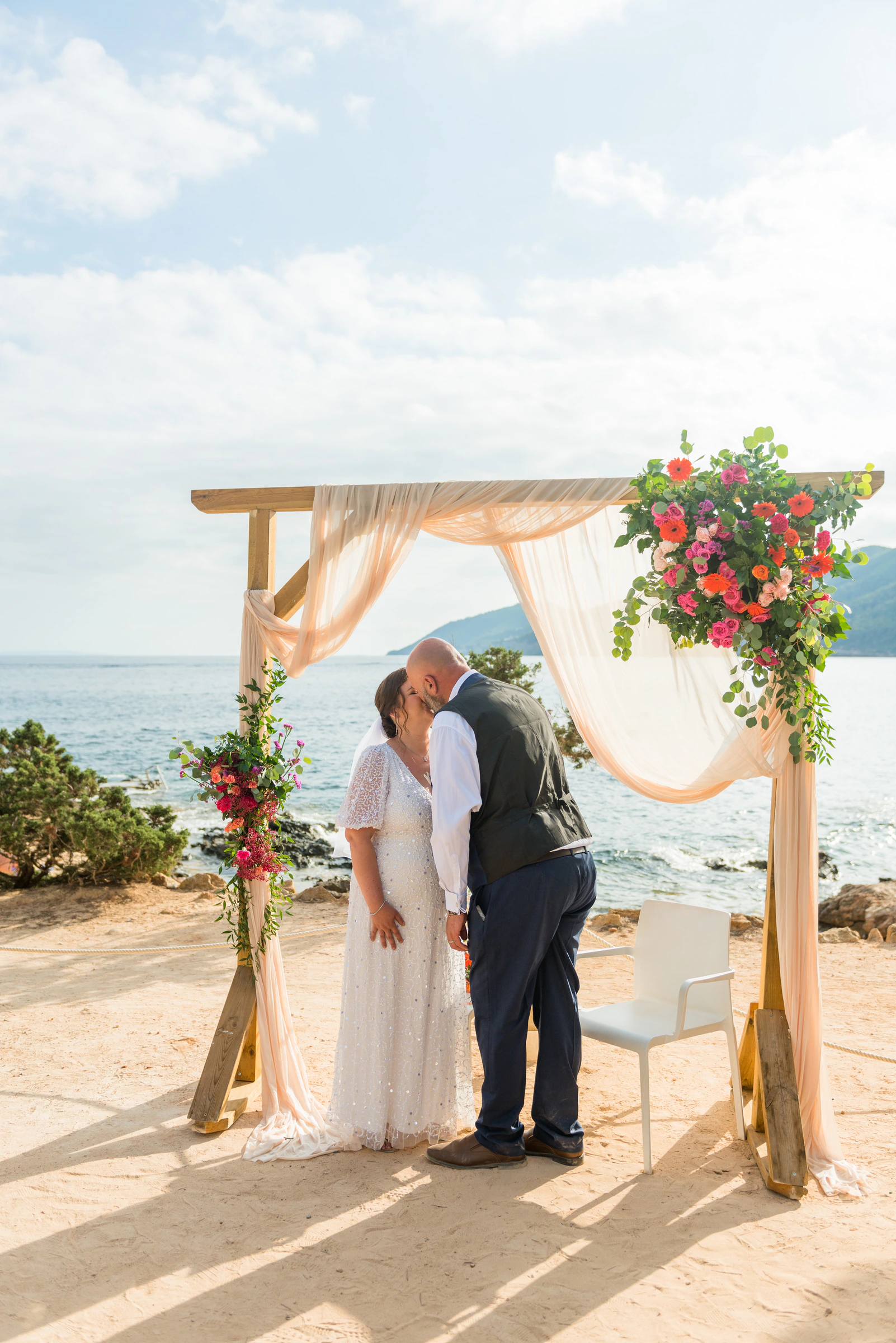 Ana and Ryan's real wedding in Ibiza, photograph 14