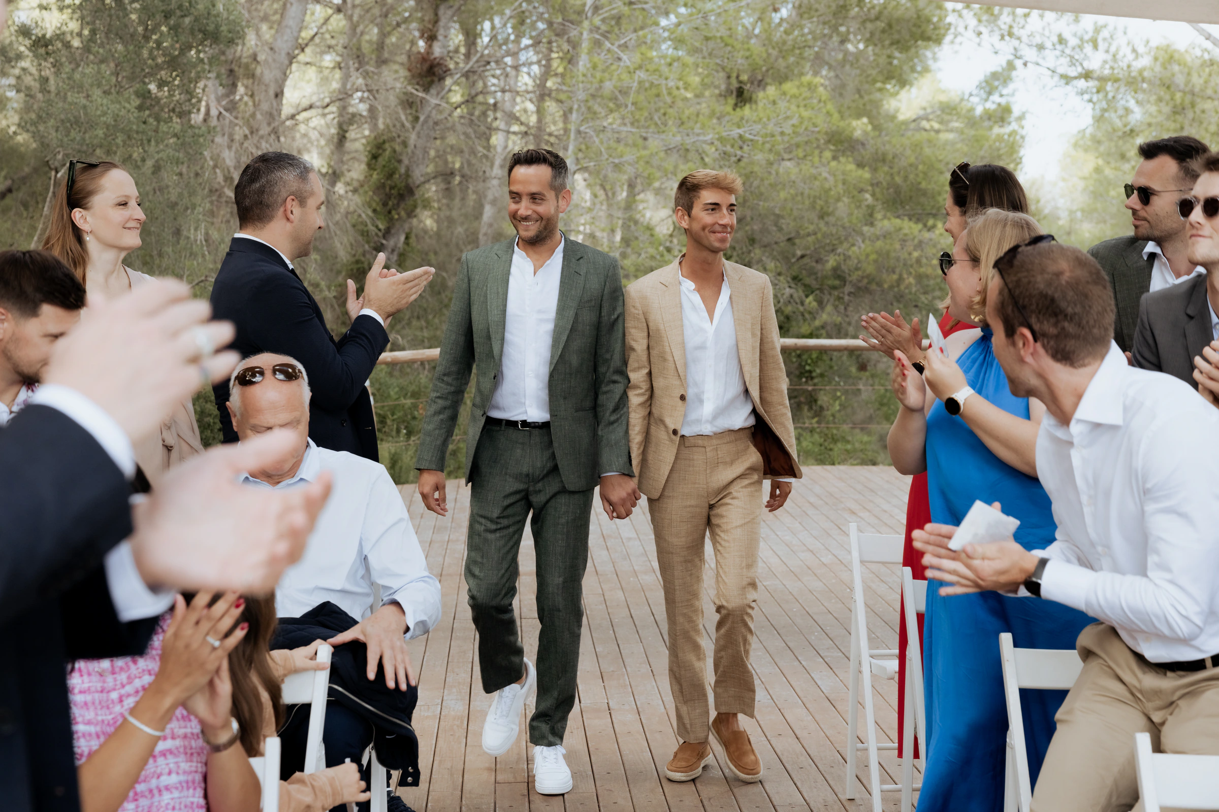 Anthony and Robin's real wedding in Sitges, photograph 11