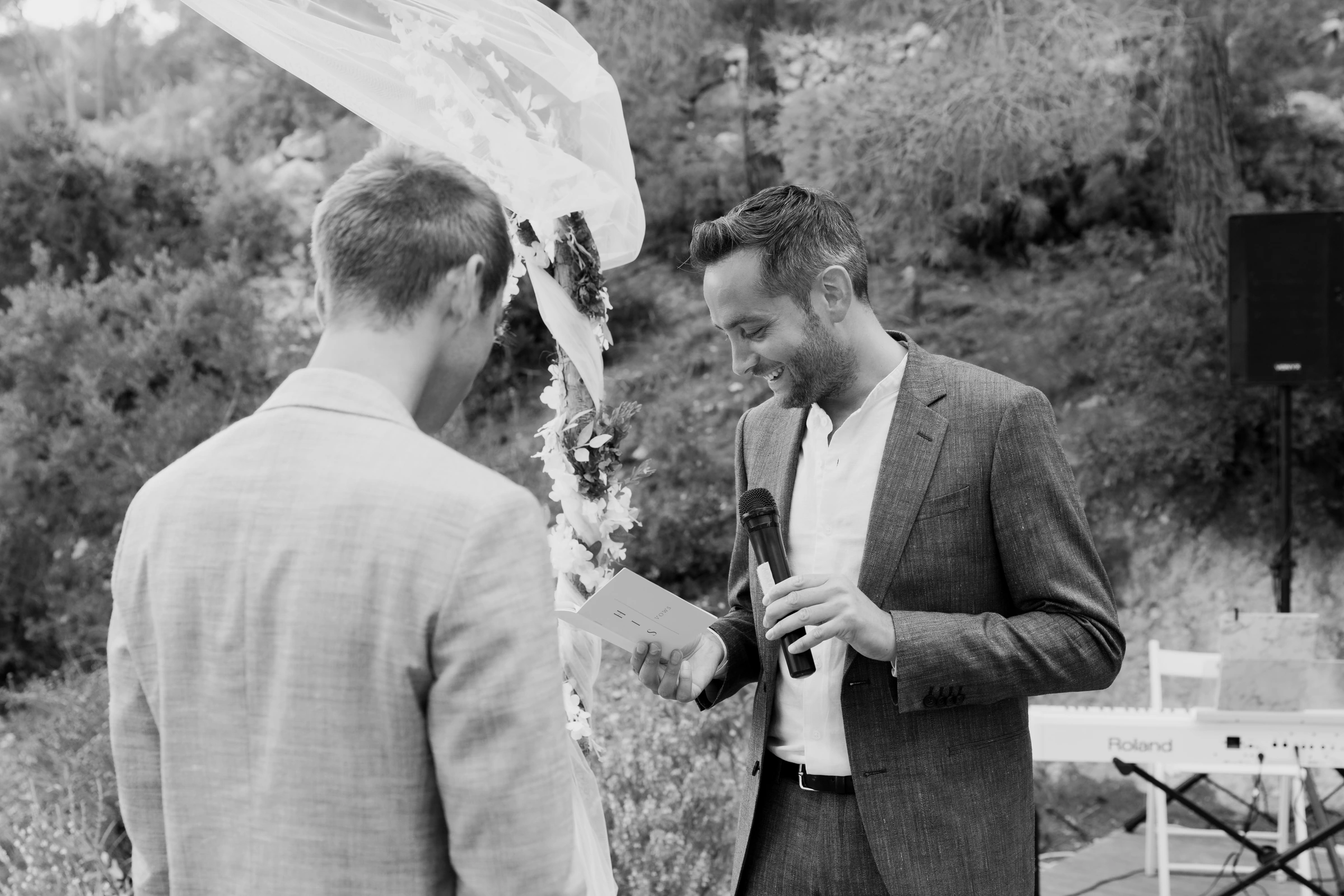 Anthony and Robin's real wedding in Sitges, photograph 12