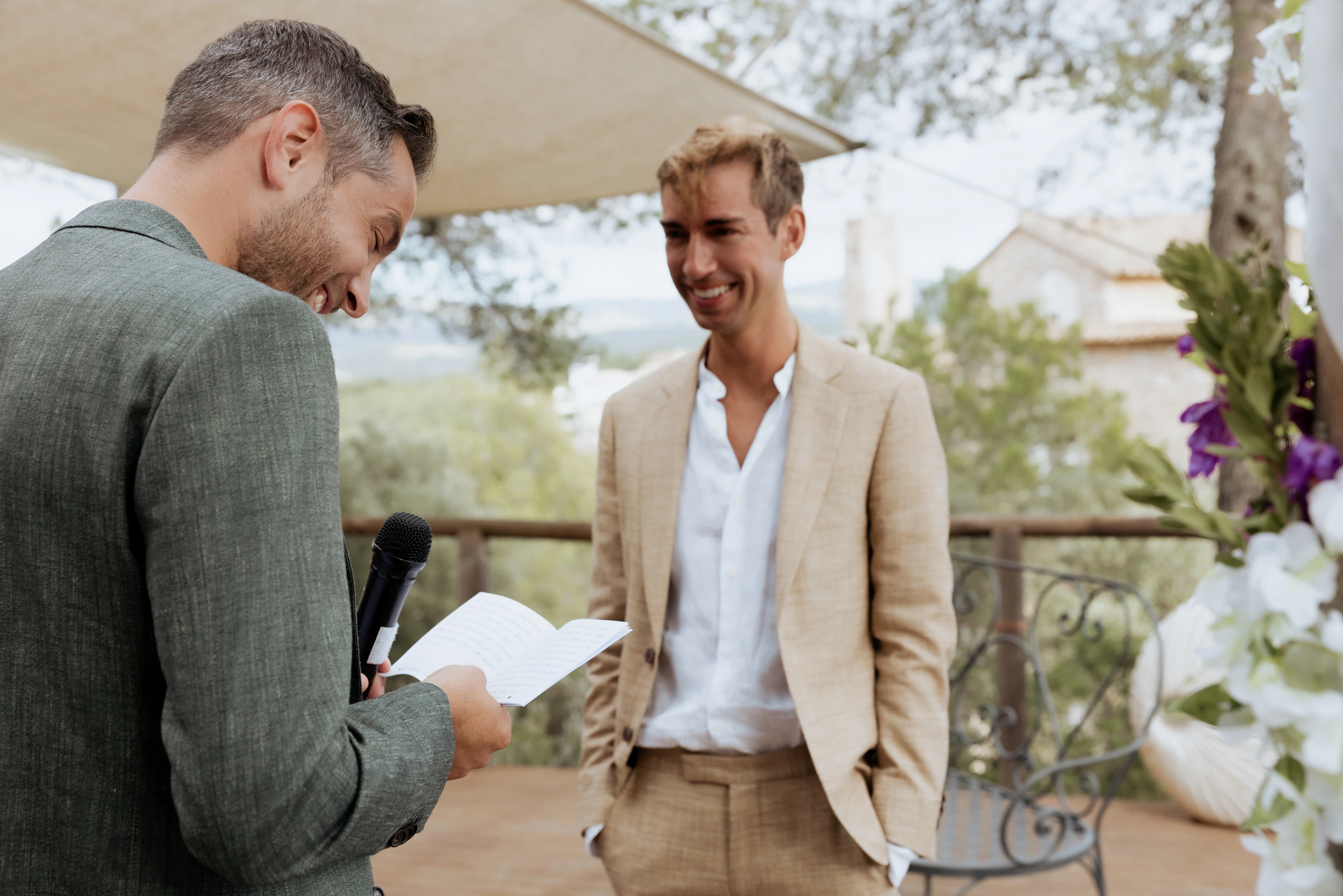 Anthony and Robin's real wedding in Sitges, photograph 13