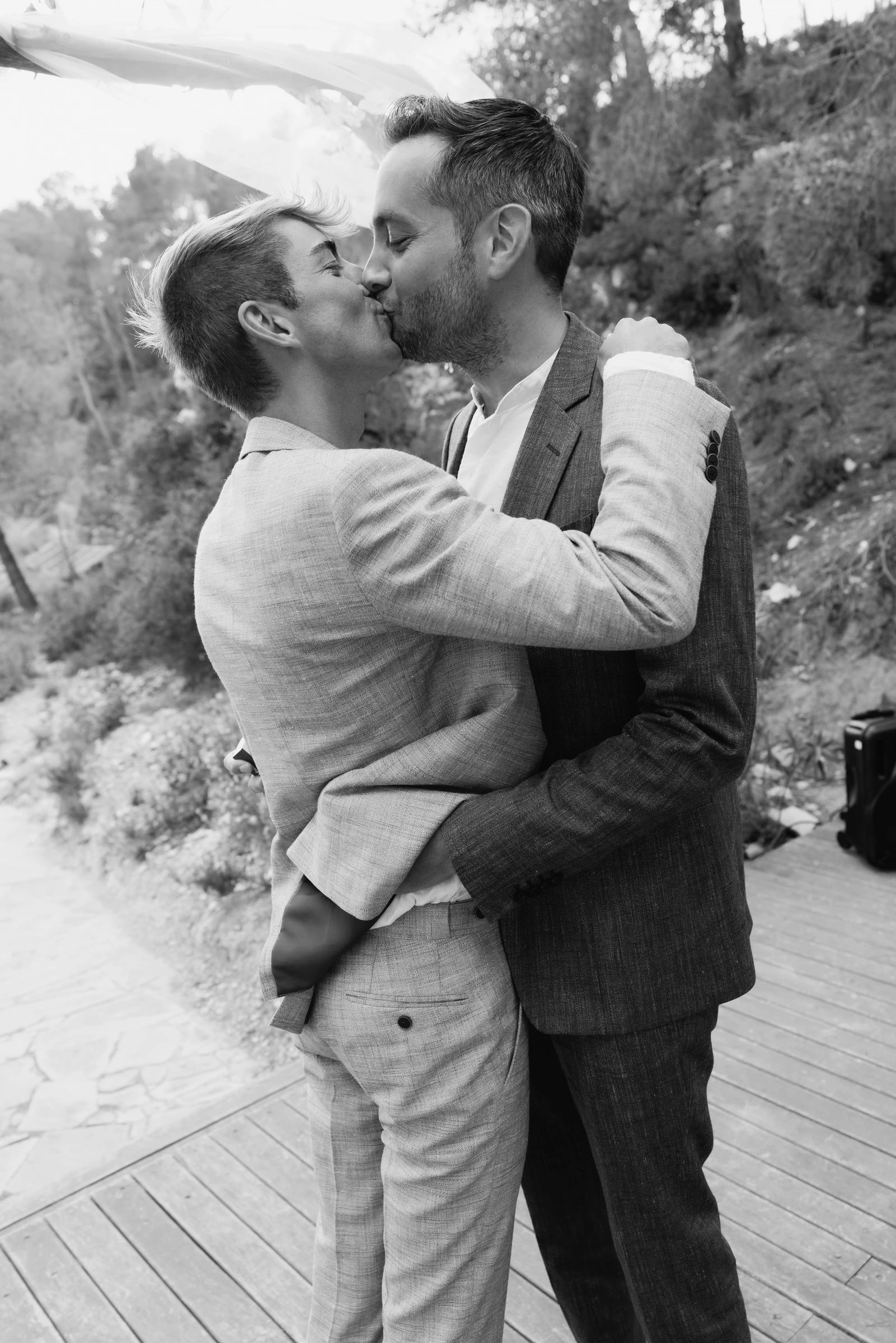 Anthony and Robin's real wedding in Sitges, photograph 14