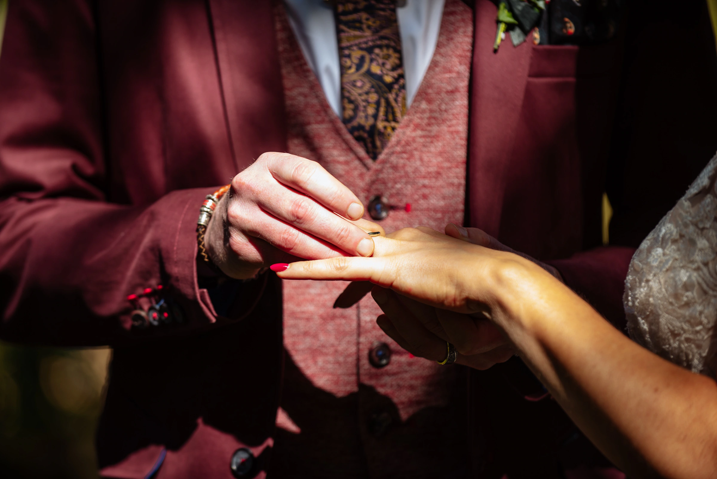 Brian and Dee's real wedding in Sitges, photograph 13