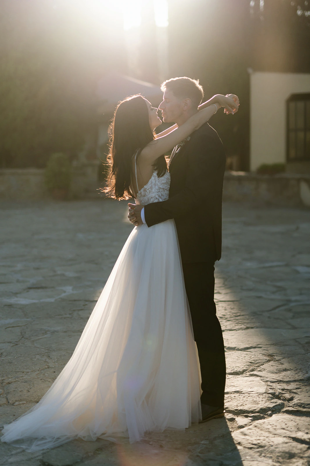 Chris and Emily at their destination wedding in Barcelona