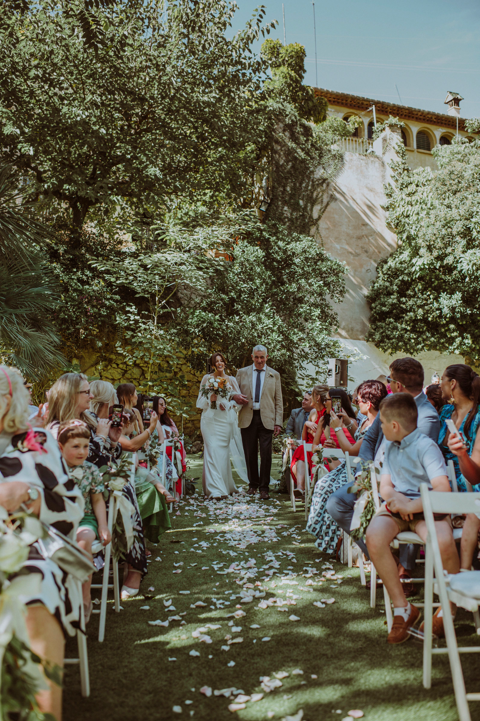 Fiona and James's real wedding in Sitges, photograph 5