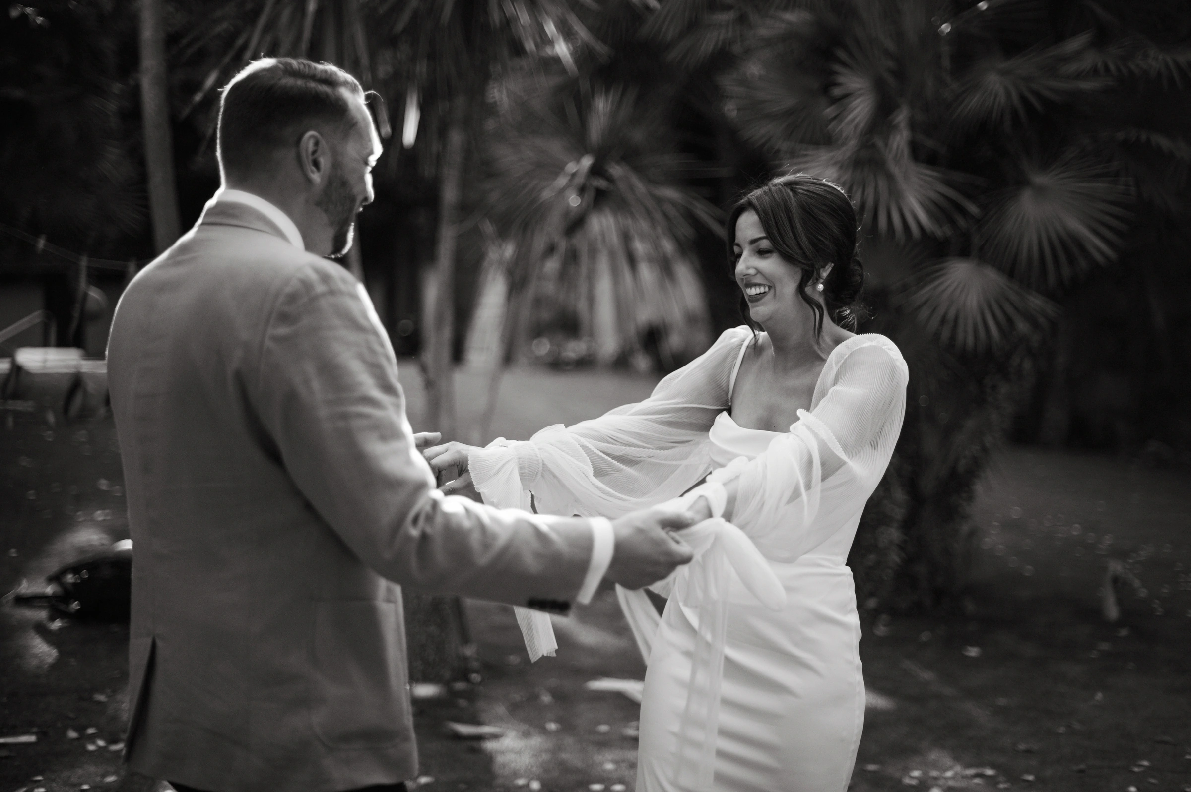 Fiona and James's real wedding in Sitges, photograph 17