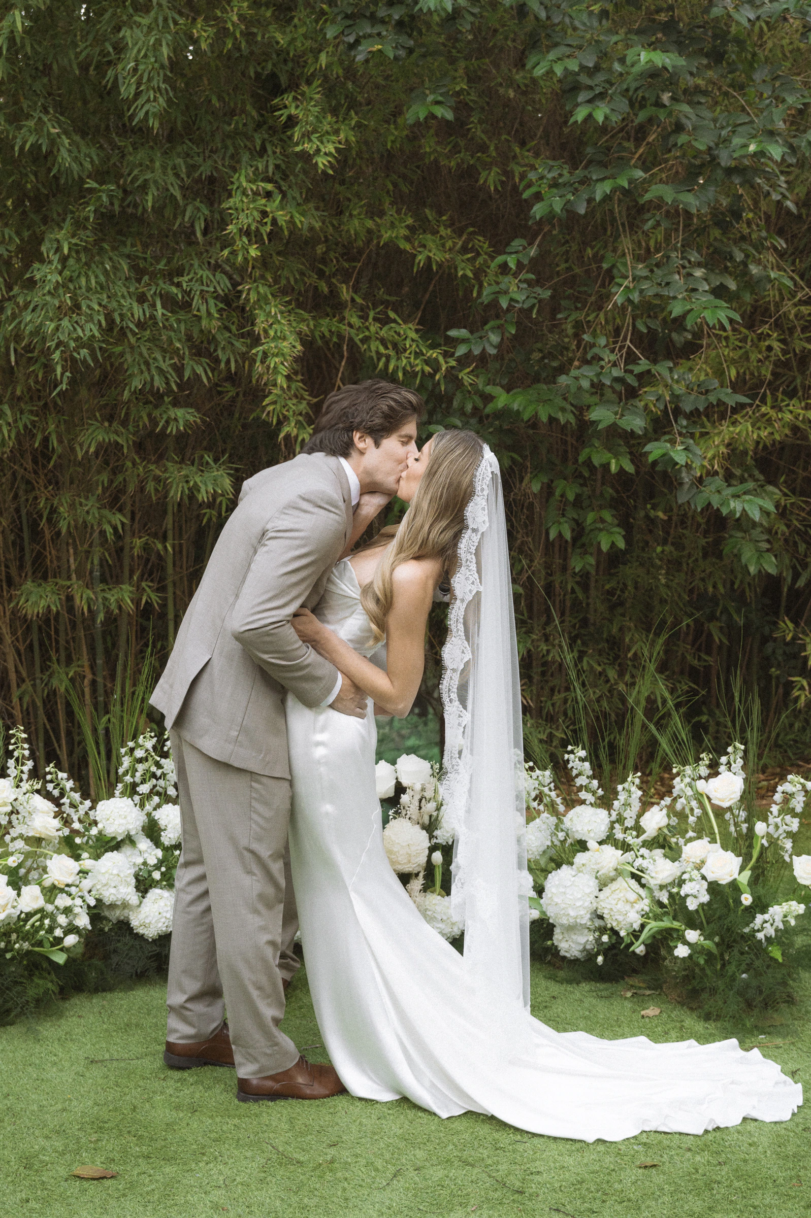 Grayson and Max together during their wedding in Sitges
