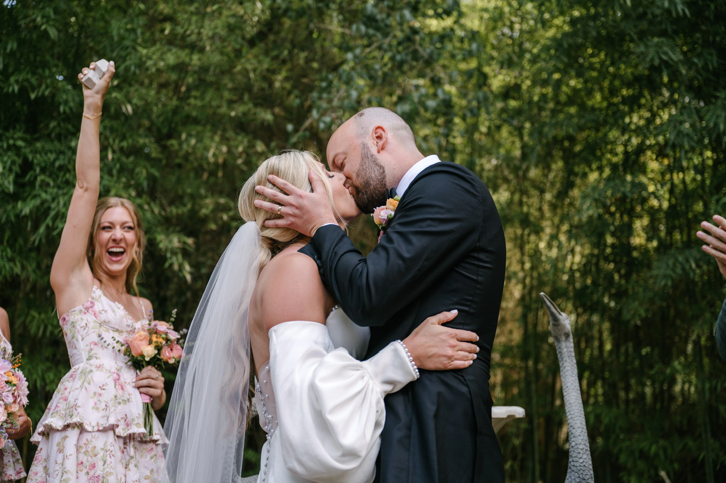 Halley and Dani's real wedding in Sitges, photograph 15