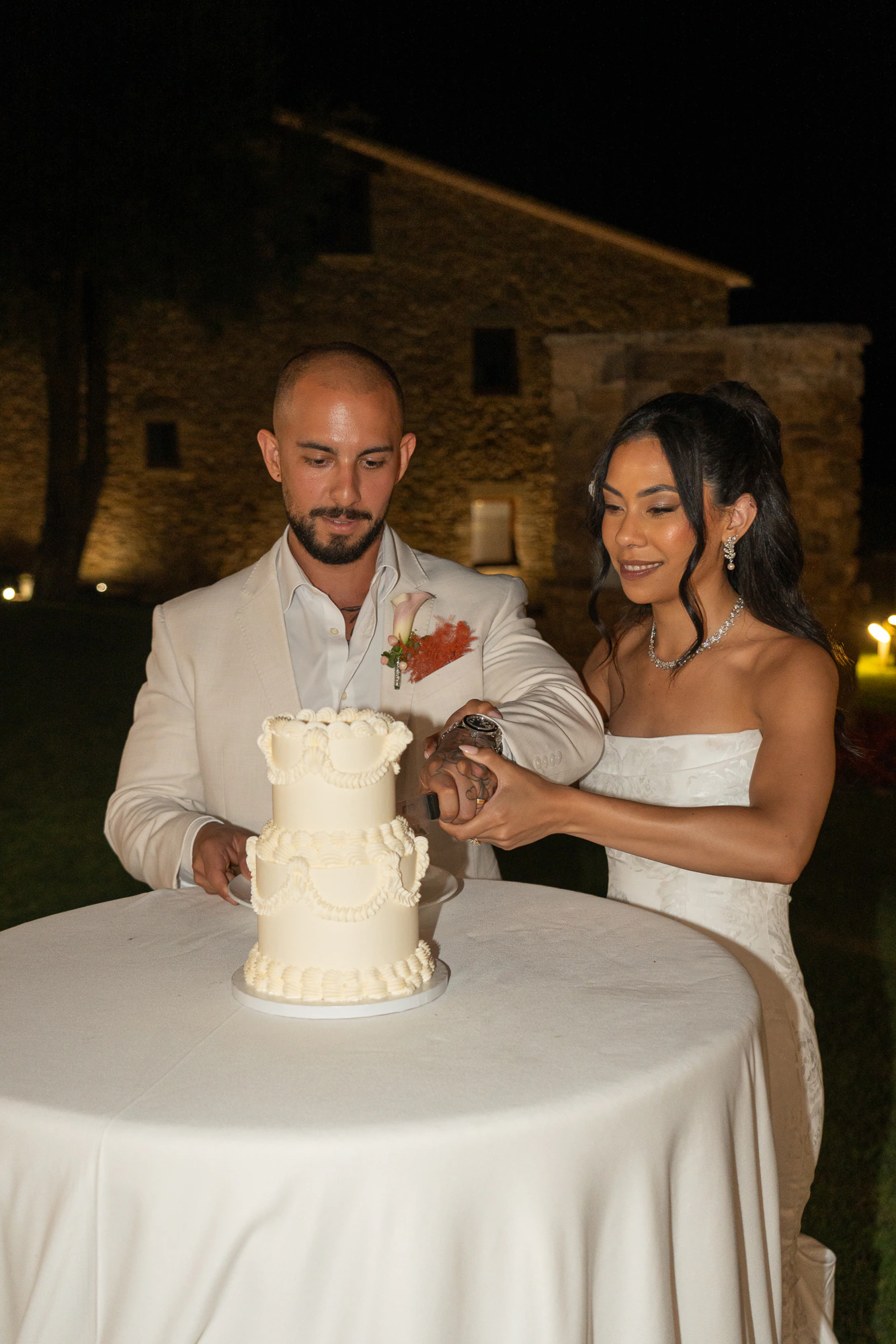 Larinda and Franz's real wedding in Girona, photograph 3