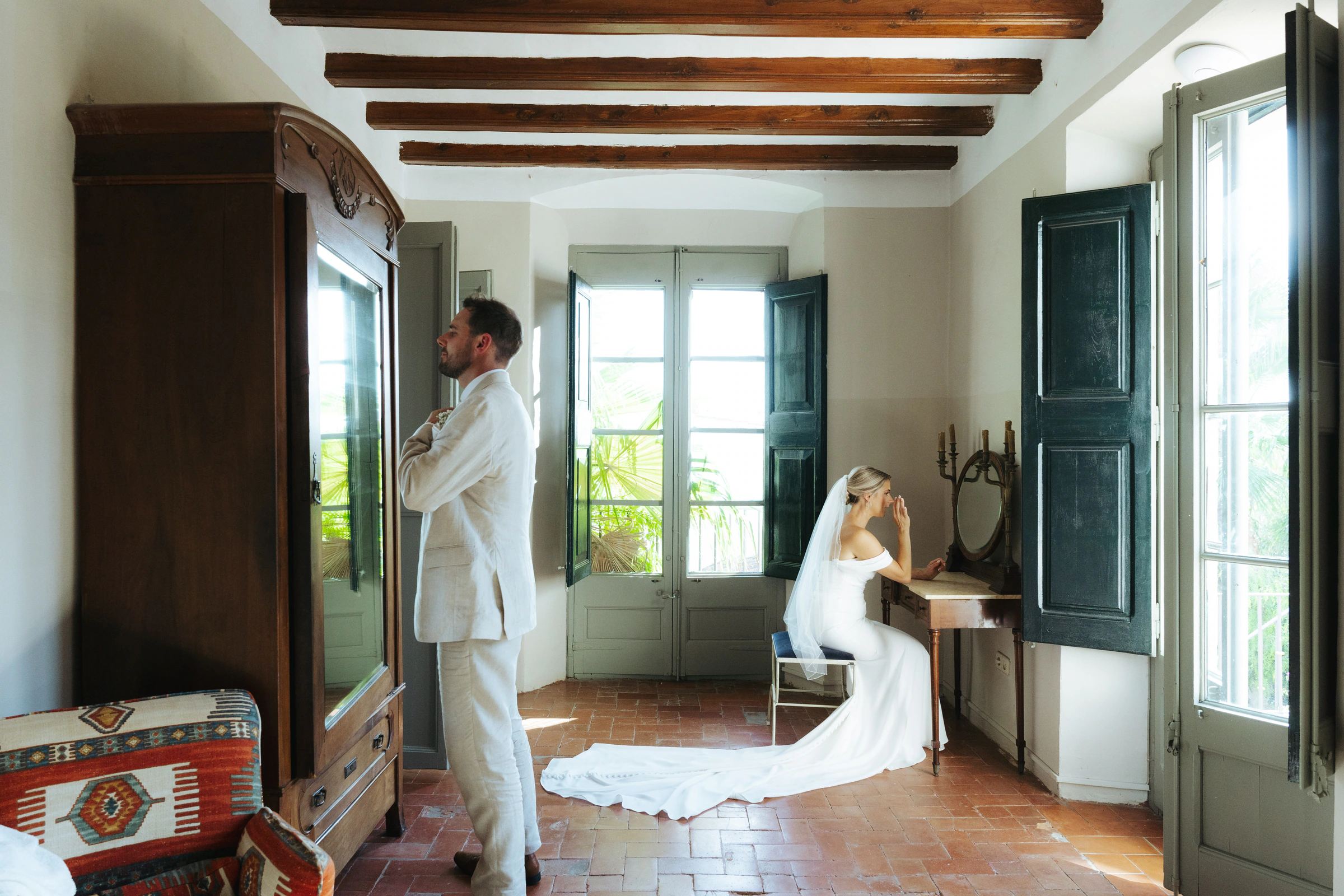 Lauren and Tom's real wedding in Sitges, photograph 5