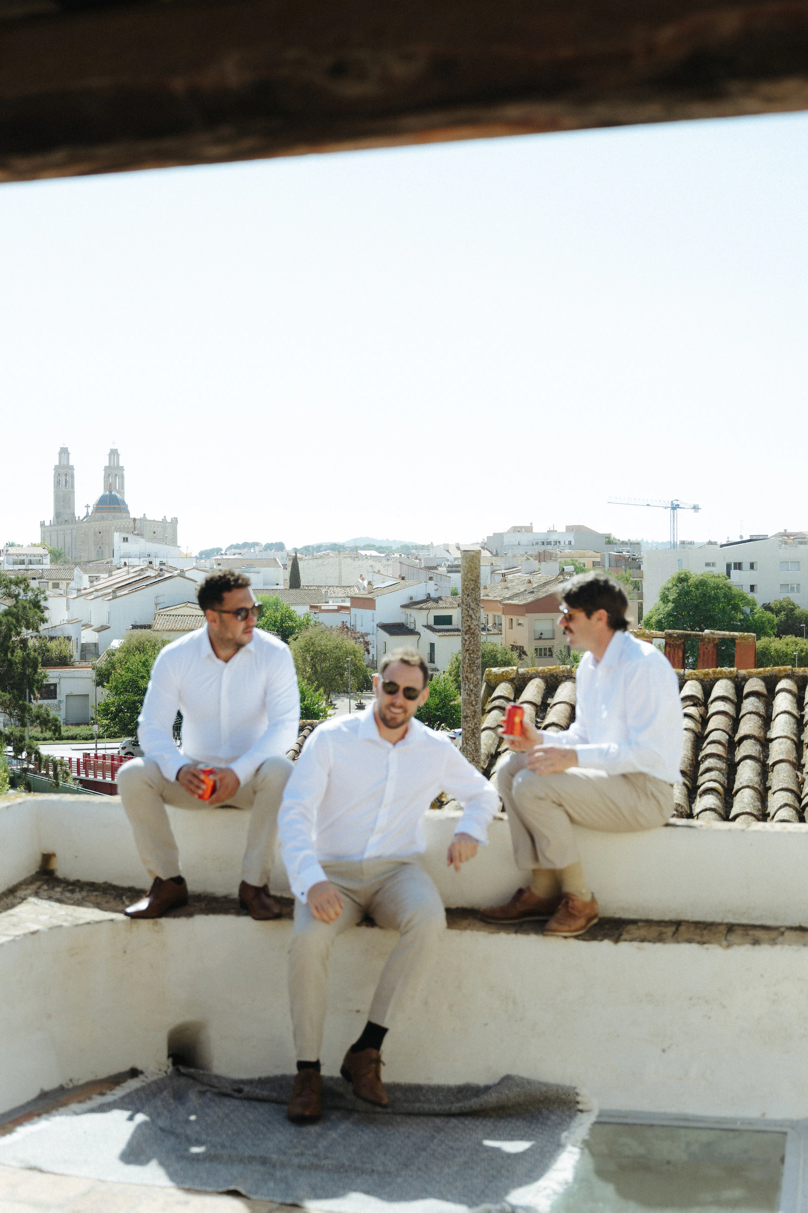Lauren and Tom's real wedding in Sitges, photograph 12