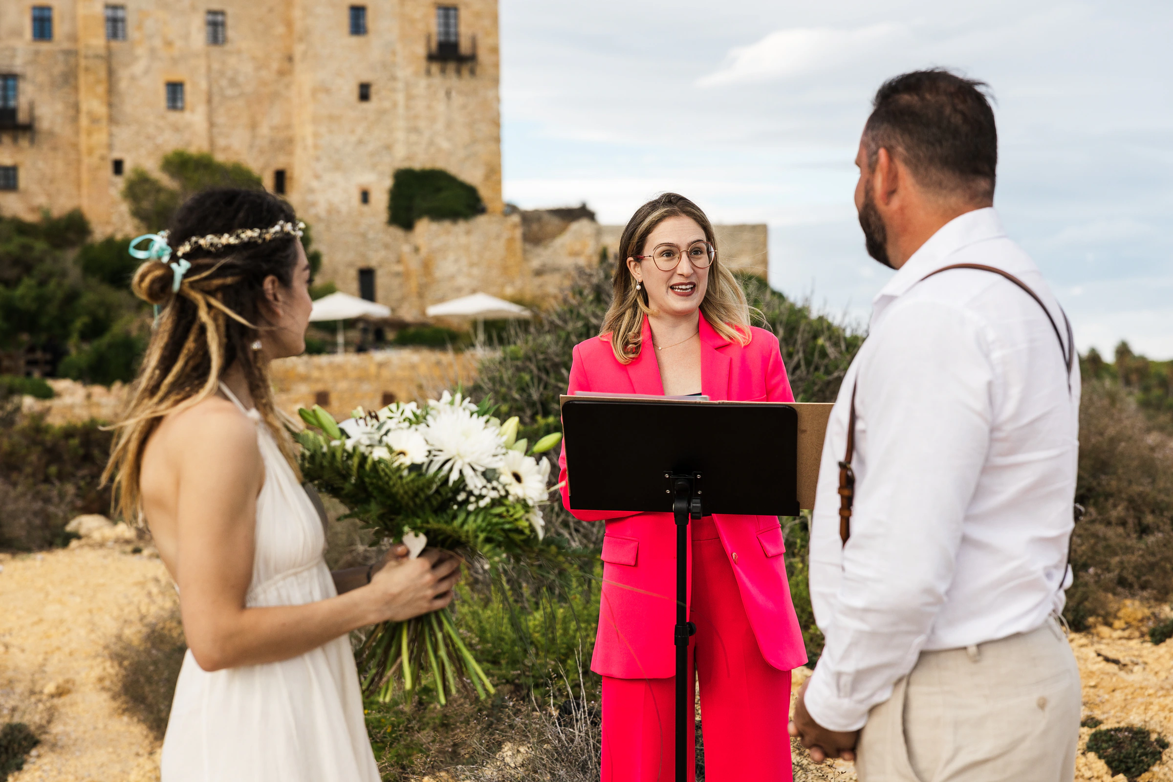 Mary Elaina and John's real wedding in coastal Spain, photograph 3