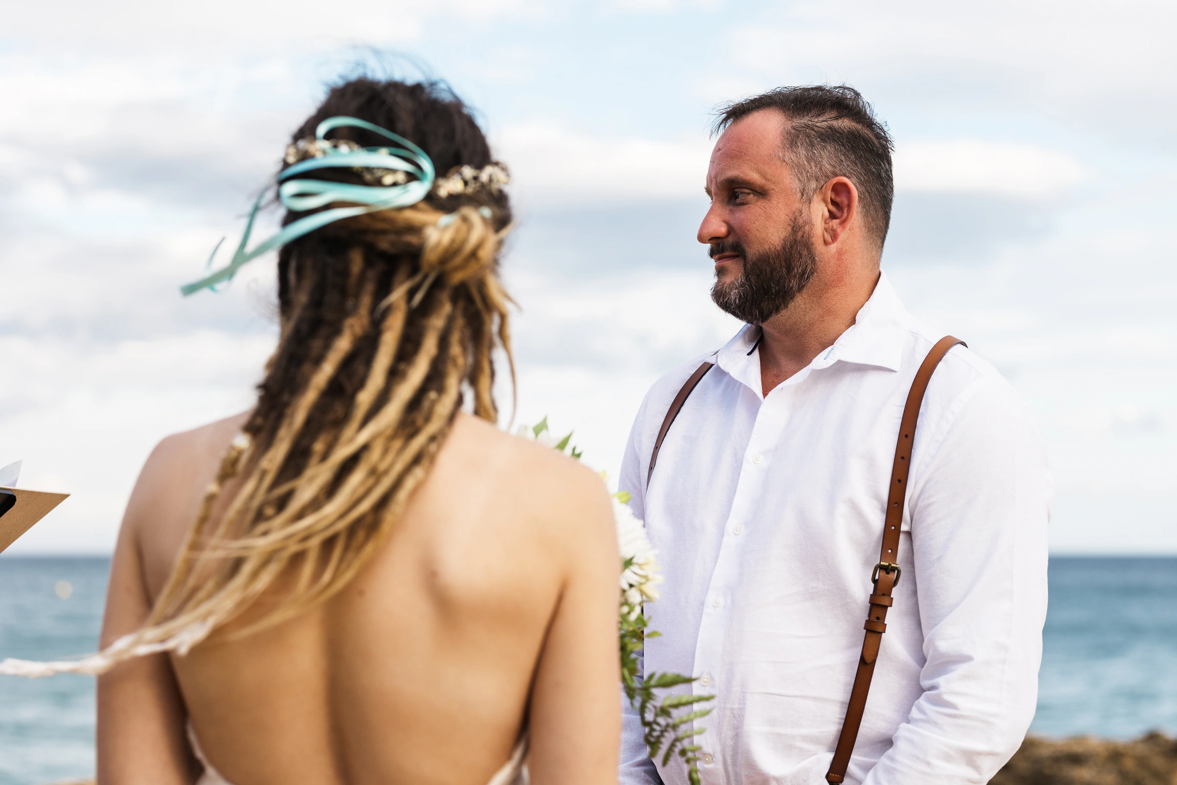 Mary Elaina and John's real wedding in coastal Spain, photograph 5
