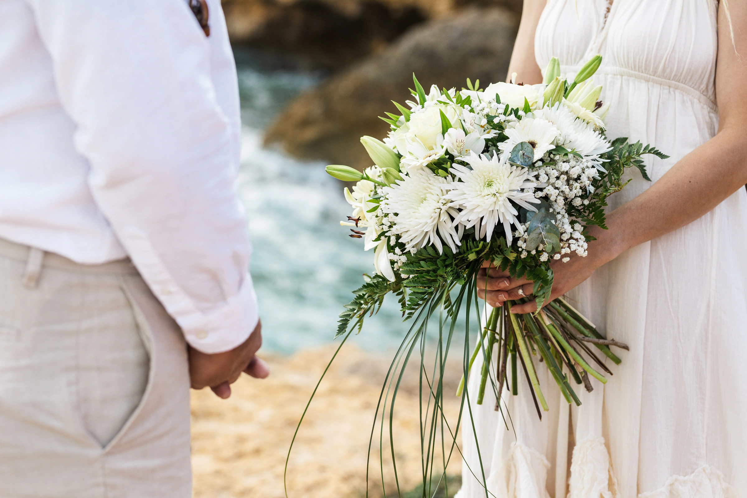 Mary Elaina and John's real wedding in coastal Spain, photograph 6