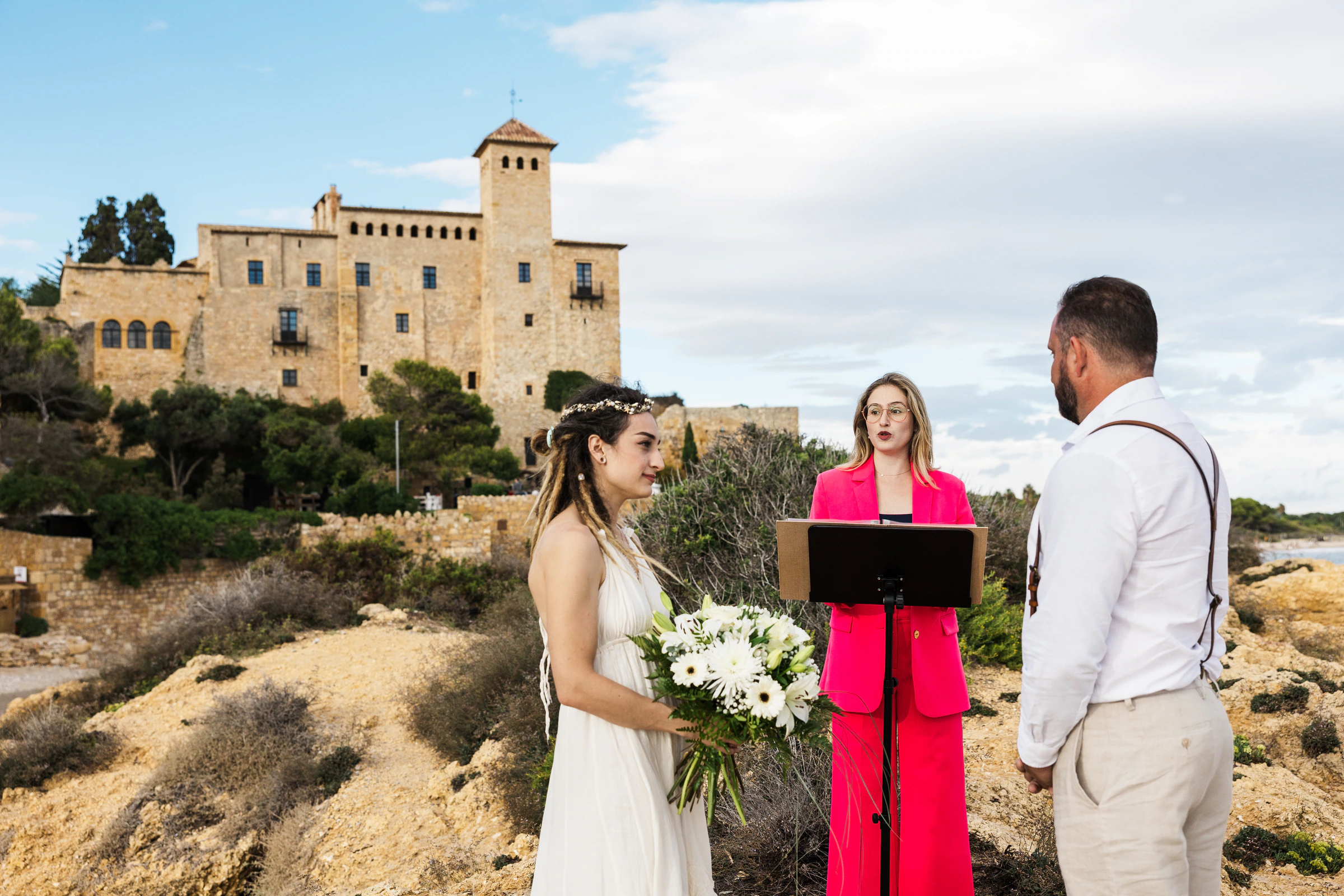 Mary Elaina and John's real wedding in coastal Spain, photograph 8