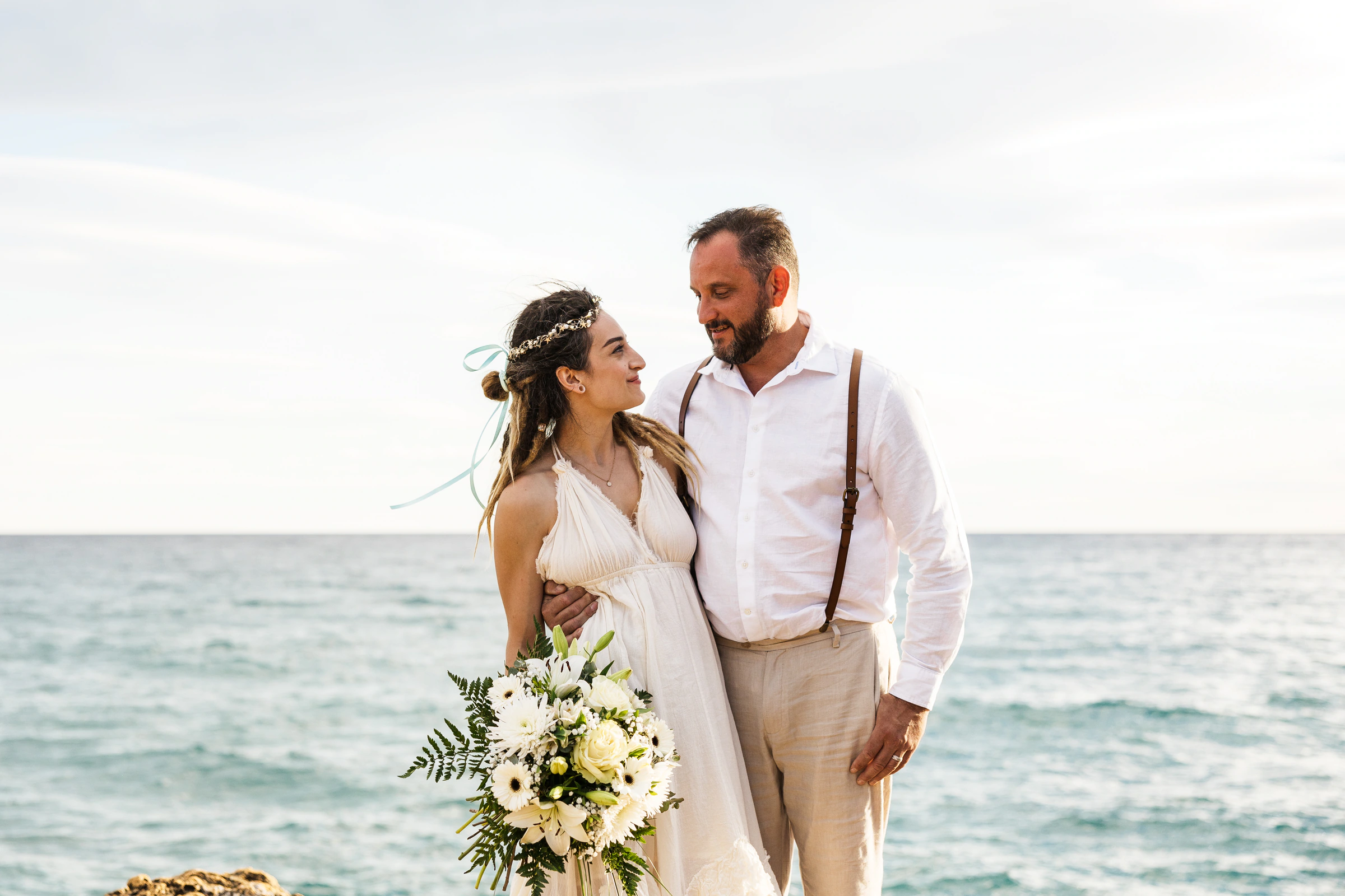 Mary Elaina and John's real wedding in coastal Spain, photograph 12