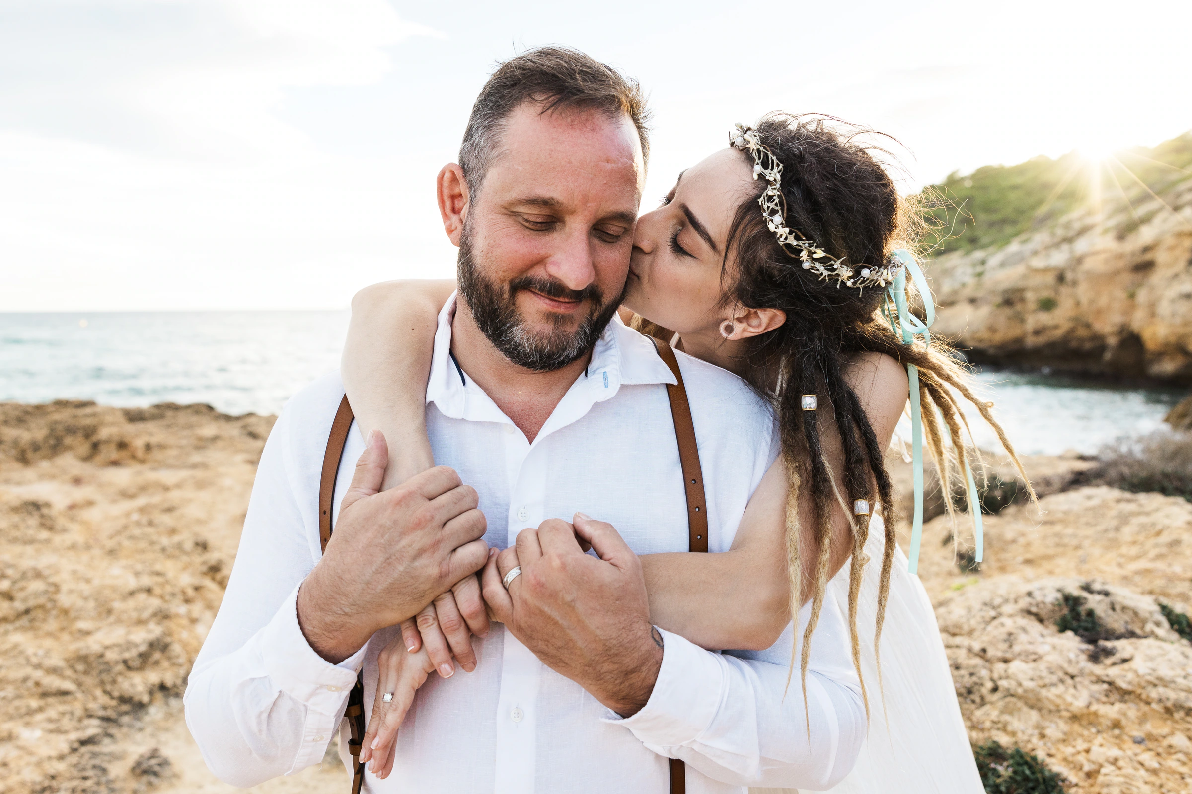 Mary Elaina and John's real wedding in coastal Spain, photograph 15
