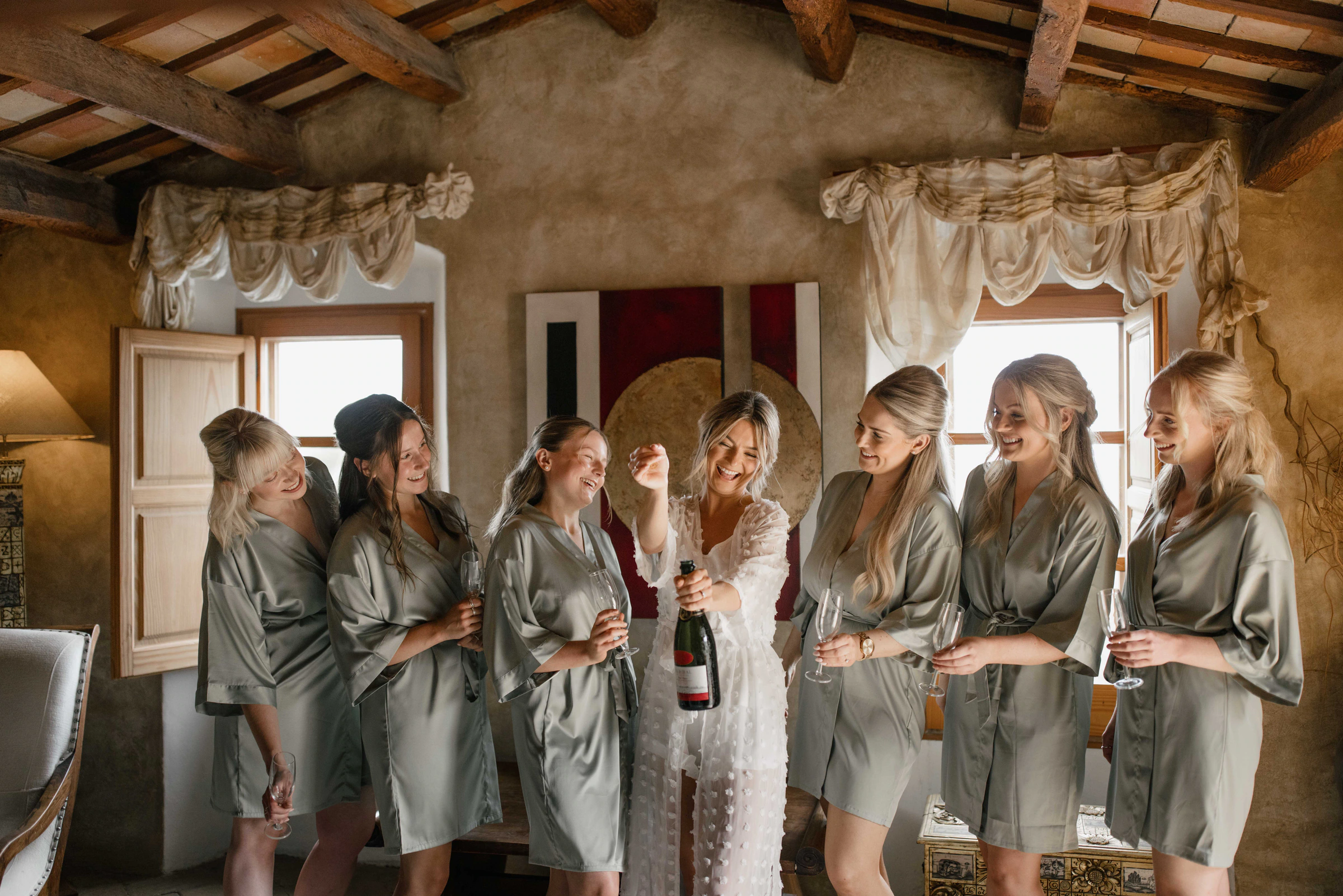 Samantha and Barry's real wedding in Sitges, photograph 1
