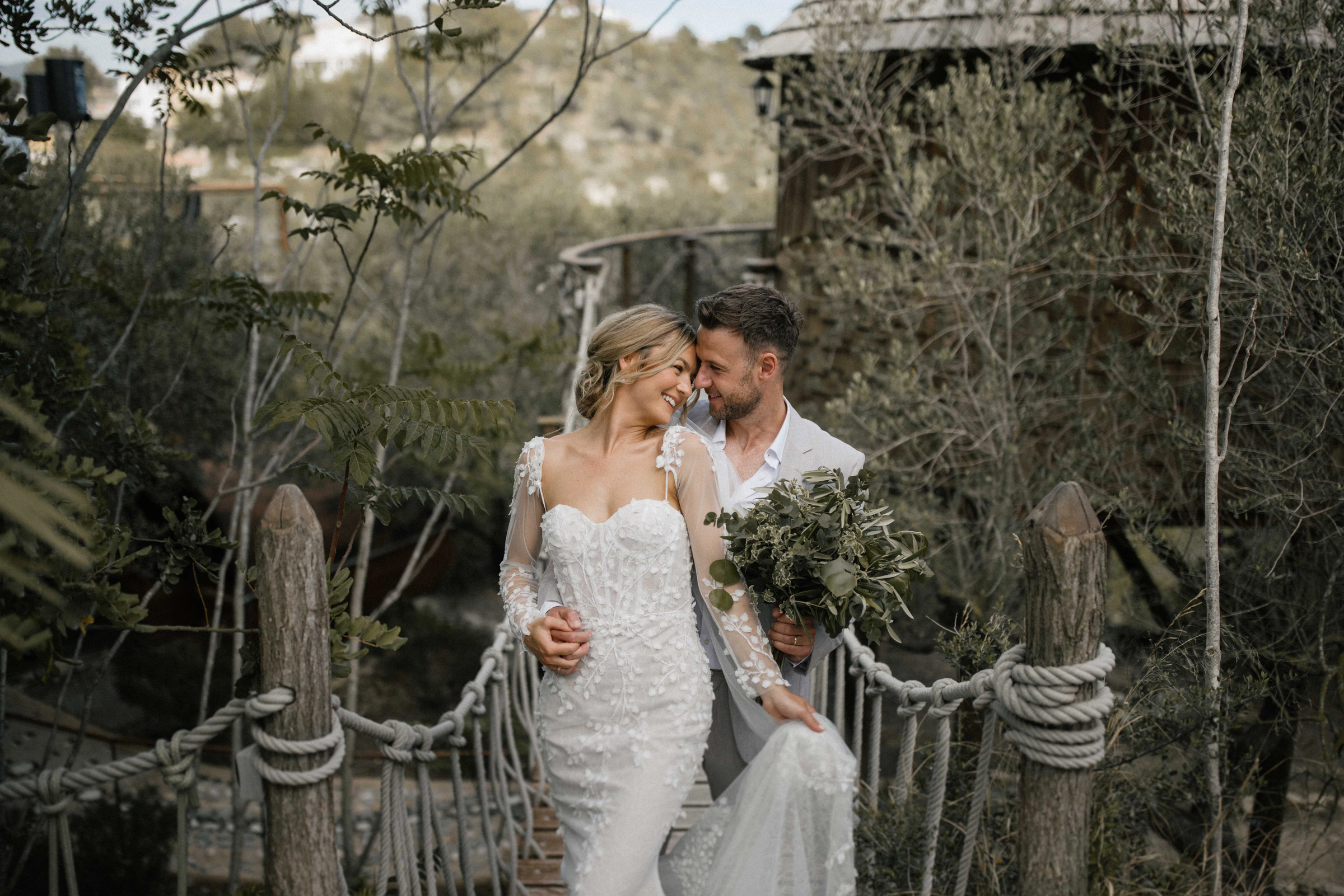 Samantha and Barry's real wedding in Sitges, photograph 15