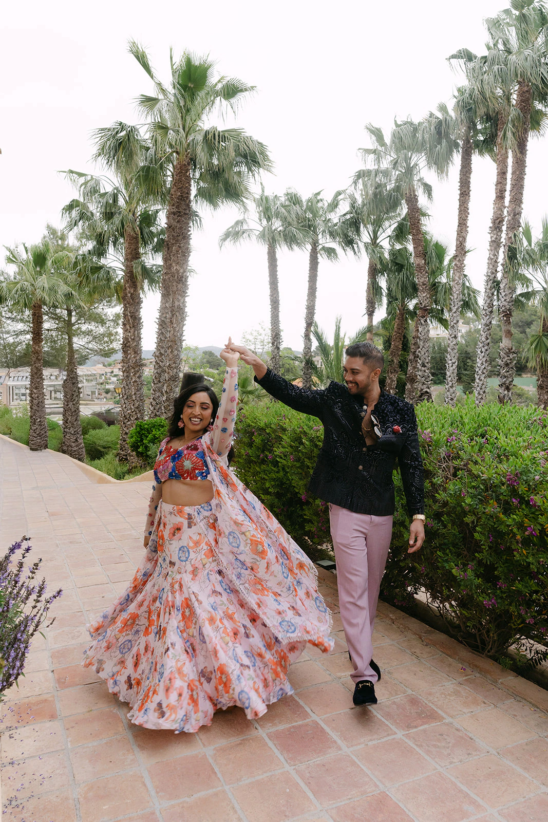 Samidha and Jarryd's two-day Indian wedding celebration in Sitges, photograph 9