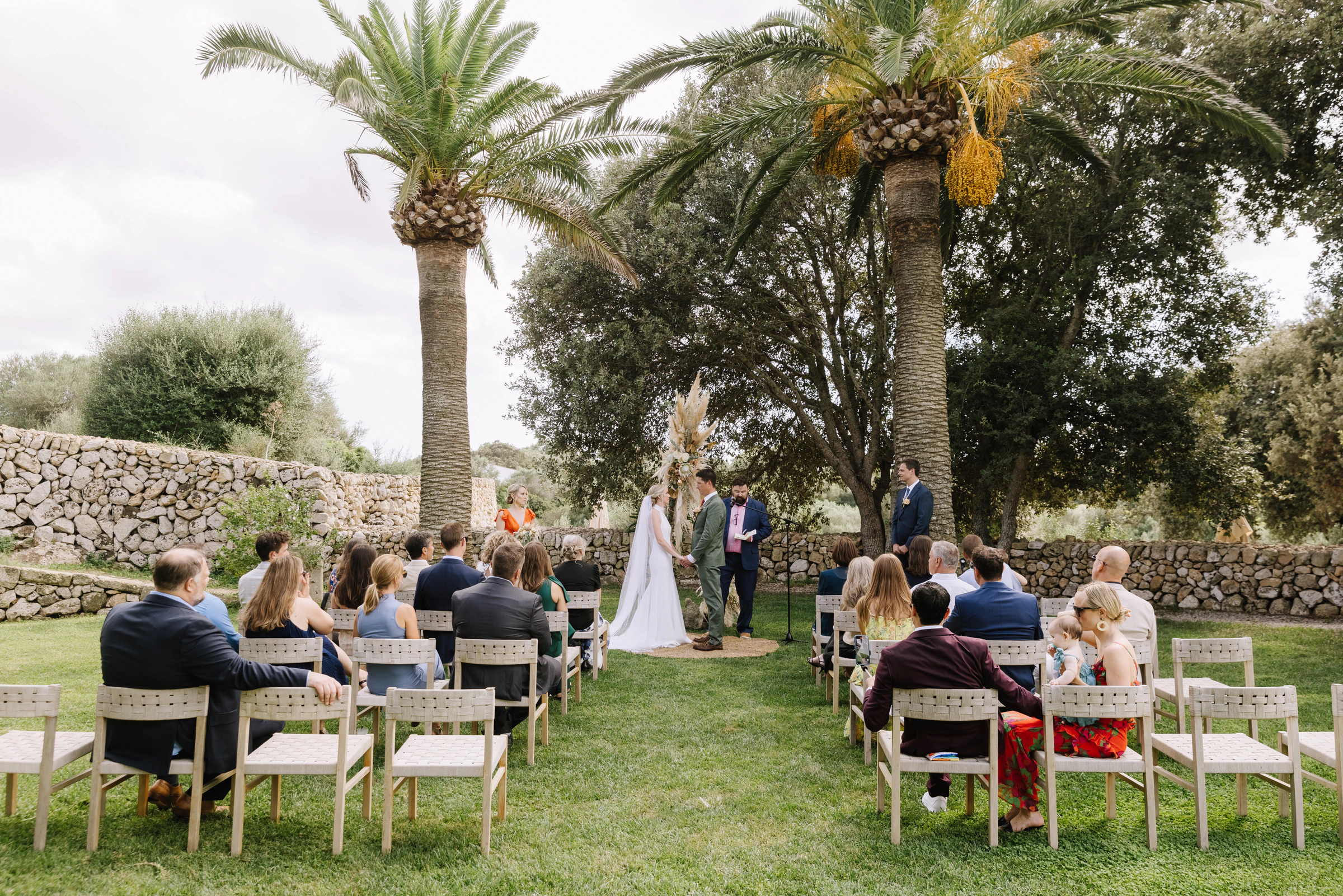 Tessa and Ryan's real wedding in Menorca, photograph 6