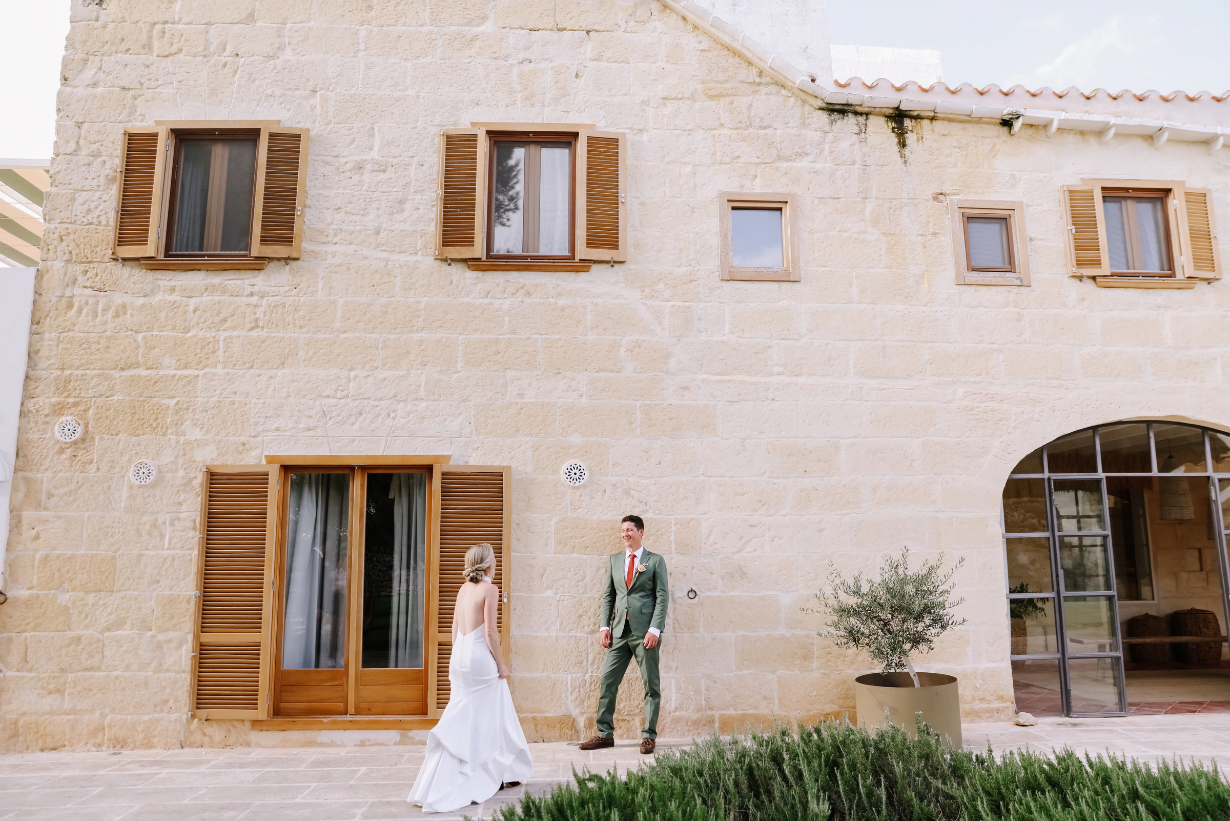 Tessa and Ryan's real wedding in Menorca, photograph 14