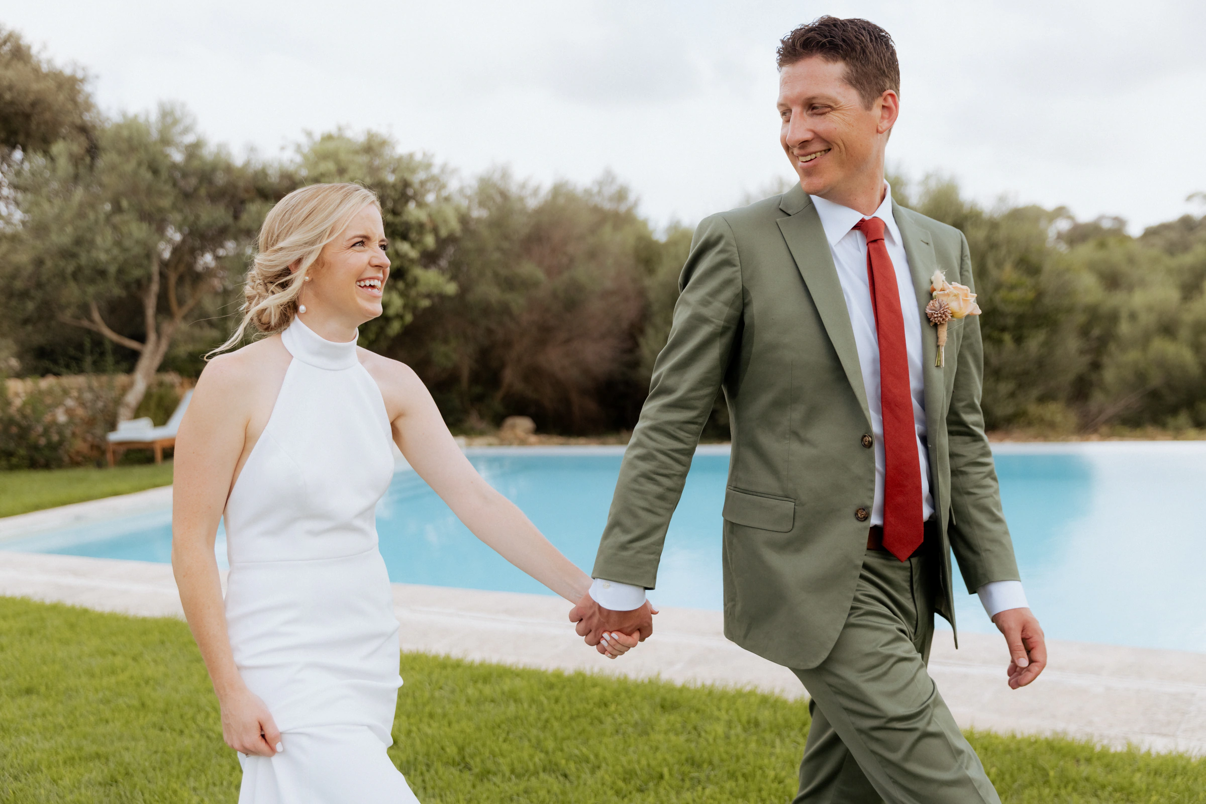 Tessa and Ryan's real wedding in Menorca, photograph 20